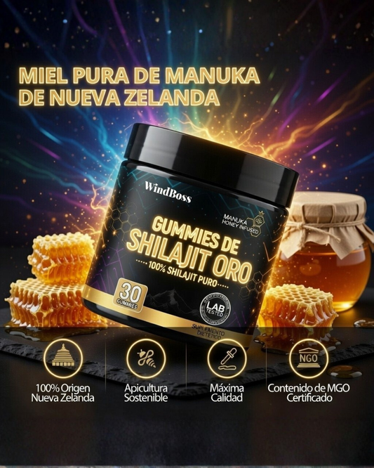 Himalayan Gold Shilajit Gummies – Energía Natural y Vitalidad en Cada Gominola