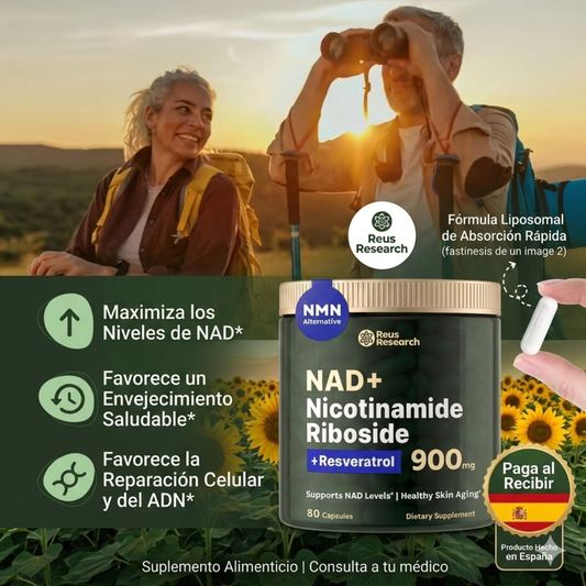 Suplemento NAD –  ENERGÍA CELULAR Y BIENESTAR AVANZADO