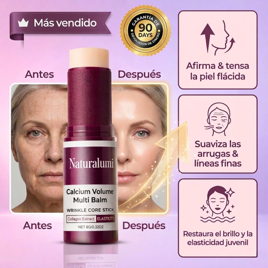 Bálsamo antienvejecimiento de calcio - Reduce arrugas visibles en días sin tratamientos costosos